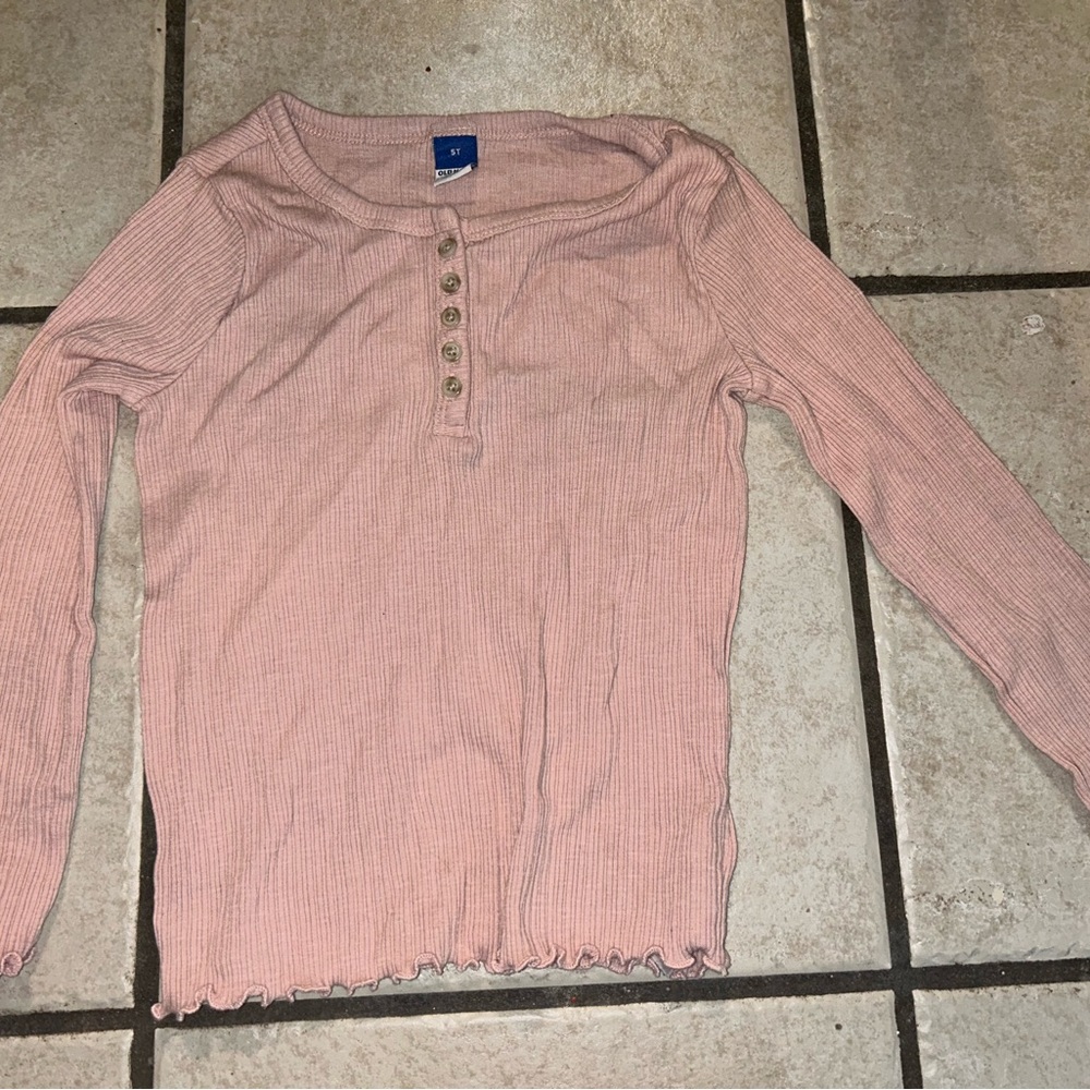 Pink old navy girls long sleeve 5T